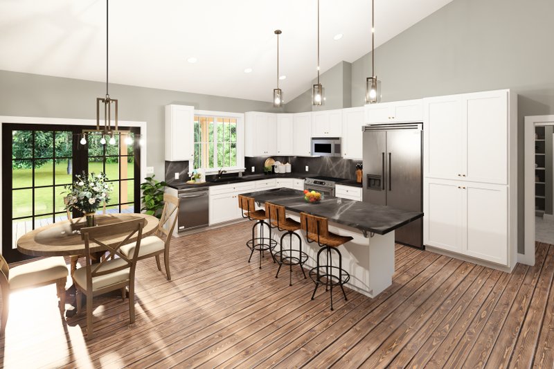 Dream House Plan - Interior - Kitchen 1 for Farmhouse House Plan #44-306 - 3 bed, 2 bath