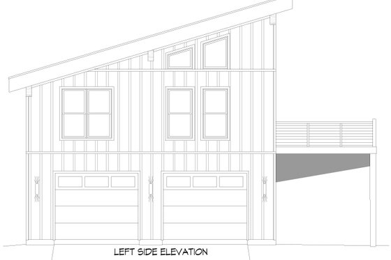 Exterior - Other Elevation for Contemporary House Plan #932-1374 - 1 bed, 1 bath