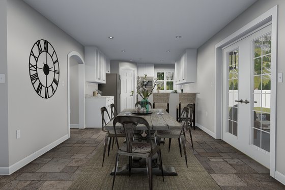 Interior - Dining Room for Traditional House Plan #1060-25 - 6 bed, 3.5 bath