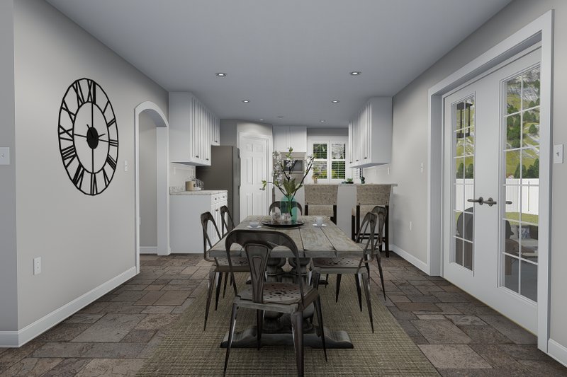 Architectural House Design - Interior - Dining Room for Traditional House Plan #1060-25 - 6 bed, 3.5 bath
