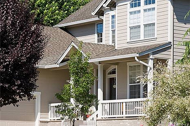 Home Plan - Front View - 3250 square foot Craftsman home