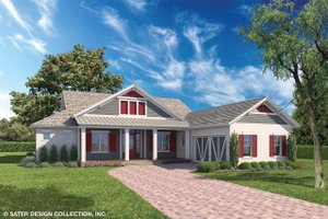 Ranch Exterior - Front Elevation Plan #930-468