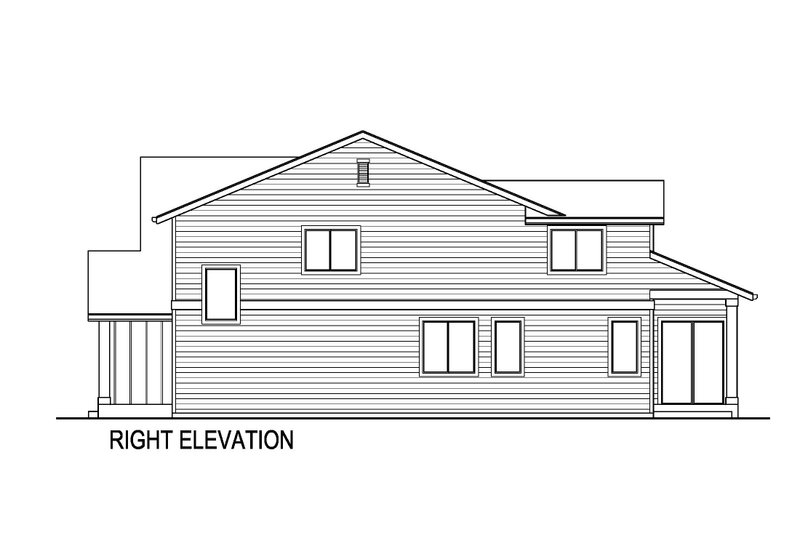 Home Plan - Exterior - Other Elevation 1 for Contemporary House Plan #569-54 - 4 bed, 3.5 bath