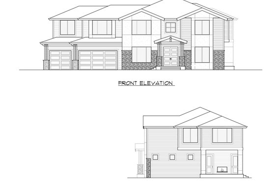 Exterior - Other Elevation 3 for Traditional House Plan #1066-75 - 5 bed, 4.5 bath