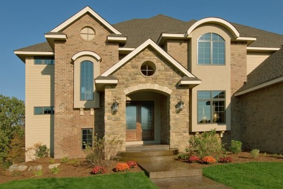 Exterior - Other Elevation for European House Plan #56-602 - 5 bed, 6 bath