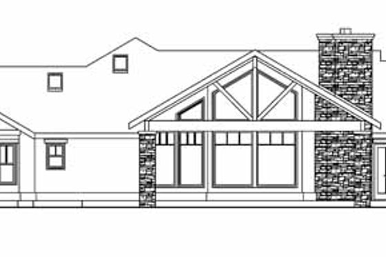 Exterior - Other Elevation for Ranch House Plan #124-705 - 2 bed, 2.5 bath