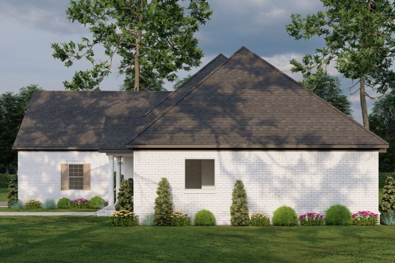 Dream House Plan - Exterior - Other Elevation for Ranch House Plan #17-3324 - 3 bed, 2 bath
