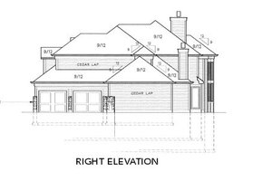 Exterior - Other Elevation 1 for Modern House Plan #6-189 - 4 bed, 4.5 bath