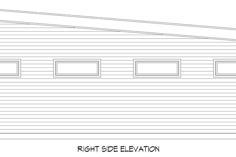 House Plan Design - Exterior - Other Elevation 1 for Contemporary House Plan #932-653, 0 bath