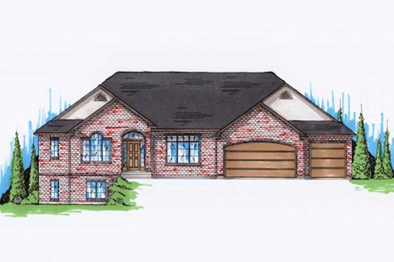 Home Plan - Traditional Exterior - Front Elevation Plan #5-269