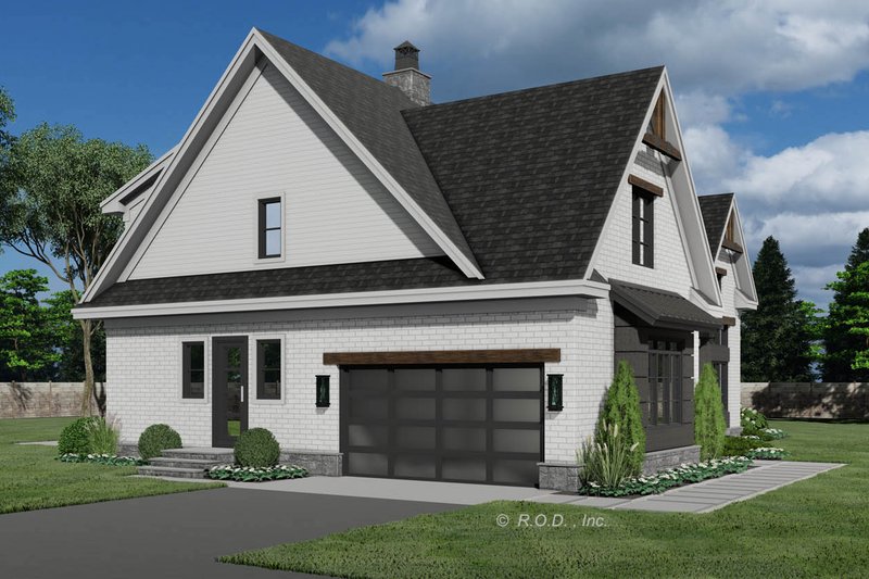 House Design - Exterior - Other Elevation for Farmhouse House Plan #51-1222 - 4 bed, 3.5 bath
