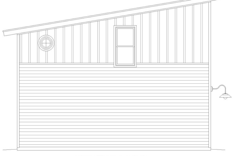 House Blueprint - Exterior - Other Elevation for Modern House Plan #932-754 - 3 bed, 1 bath