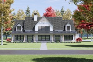 Country Exterior - Front Elevation Plan #1096-3