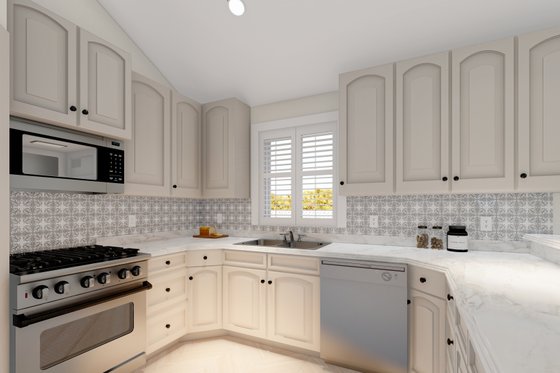 Interior - Kitchen for Ranch House Plan #1060-16 - 5 bed, 3.5 bath