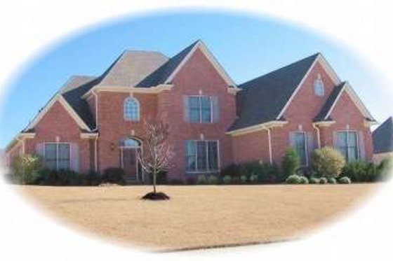 Exterior - Front Elevation for European House Plan #81-1127 - 4 bed, 3.5 bath