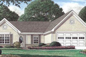 Traditional Exterior - Front Elevation Plan #34-128