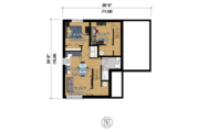 Contemporary Style House Plan - 4 Beds 2 Baths 2481 Sq/Ft Plan #25-4401 