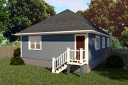 Cottage Style House Plan - 3 Beds 2 Baths 1092 Sq/Ft Plan #79-115 Exterior 