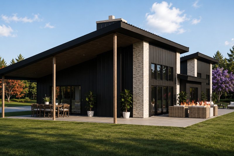 Home Plan - Exterior - Other Elevation 1 for Modern House Plan #1064-498 - 3 bed, 2 bath