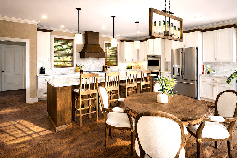 Dream House Plan - Interior - Kitchen 1 for Farmhouse House Plan #44-311 - 3 bed, 2 bath