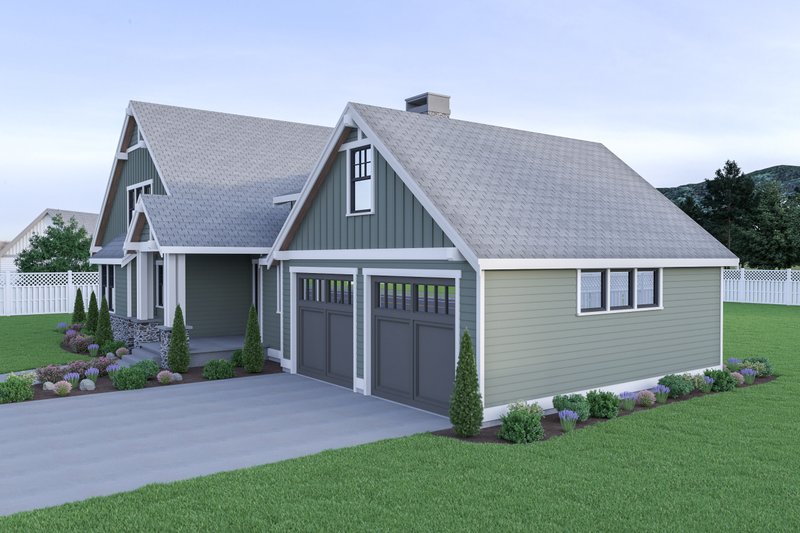 House Plan Design - Exterior - Other Elevation 1 for Craftsman House Plan #1070-67 - 3 bed, 2.5 bath