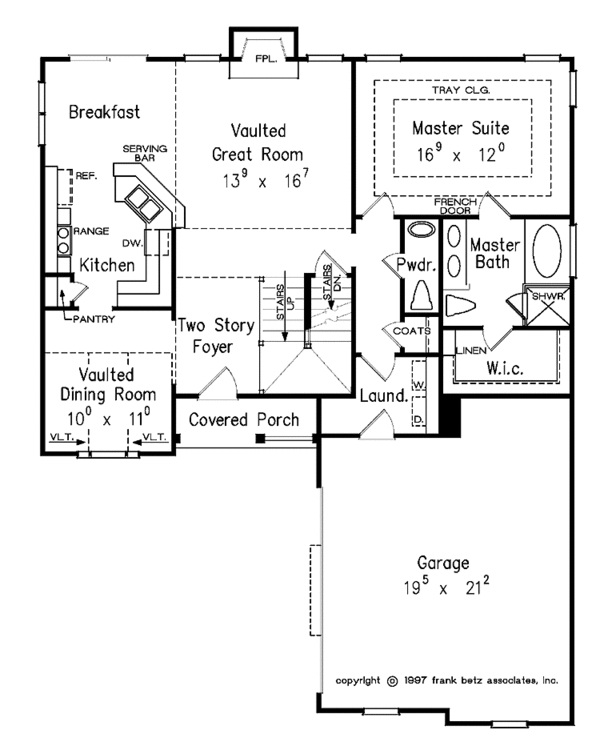 House Plan Design - Traditional Floor Plan - Main Floor Plan #927-207
