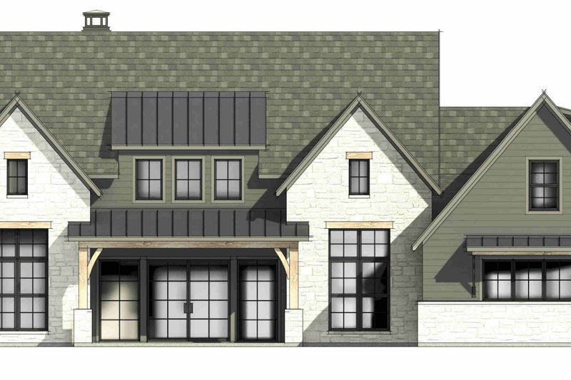 House Plan Design - Exterior - Front Elevation 6 for European House Plan #1096-145 - 4 bed, 4.5 bath