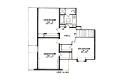 European Style House Plan - 4 Beds 2.5 Baths 2567 Sq/Ft Plan #405-207 