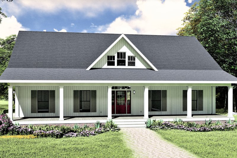 Home Plan - Traditional Exterior - Front Elevation Plan #44-236
