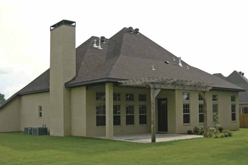 Home Plan - Exterior - Rear Elevation 1 for Contemporary House Plan #11-273 - 4 bed, 2 bath