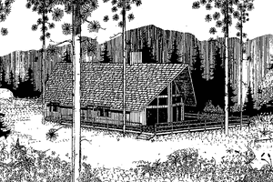 Contemporary Exterior - Front Elevation Plan #60-669