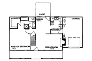 Country Style House Plan - 3 Beds 2 Baths 1400 Sq/Ft Plan #30-314 