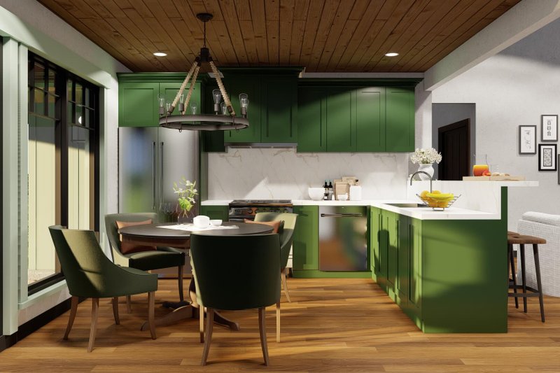 House Blueprint - Interior - Kitchen 1 for Craftsman House Plan #17-2259 - 3 bed, 1.5 bath