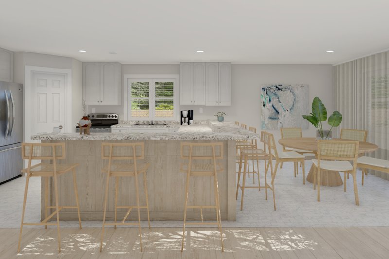 Dream House Plan - Interior - Kitchen for Ranch House Plan #1060-14 - 3 bed, 2 bath