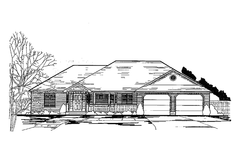 Home Plan - Country Exterior - Front Elevation Plan #308-278