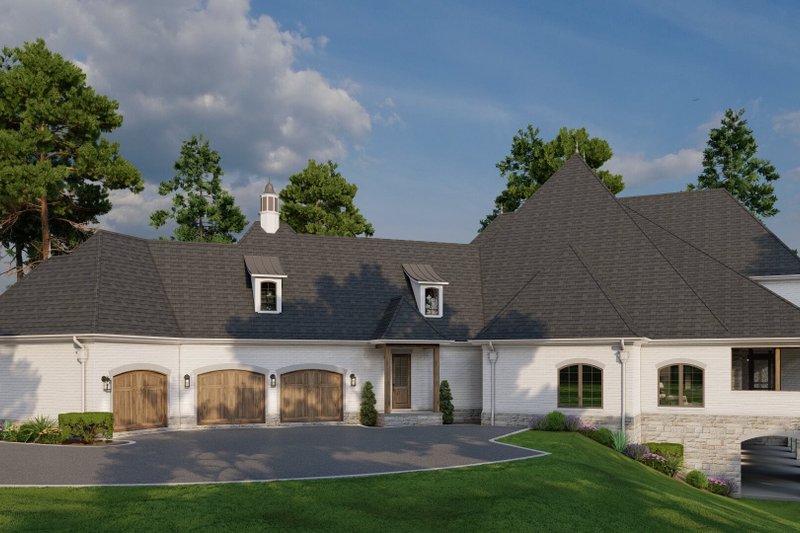 Architectural House Design - Exterior - Other Elevation 4 for European House Plan #923-354 - 7 bed, 8.5 bath