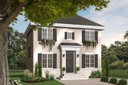 Country Style House Plan - 3 Beds 2 Baths 1365 Sq/Ft Plan #23-2327 