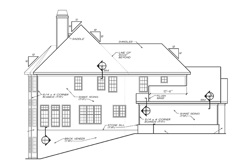 Dream House Plan - Exterior - Other Elevation 1 for Country House Plan #927-654 - 5 bed, 4.5 bath