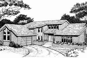 Dream House Plan - Exterior - Front Elevation Plan #456-103