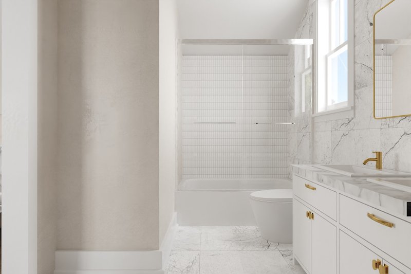 Architectural House Design - Interior - Bathroom for Farmhouse House Plan #461-87, 1 bath