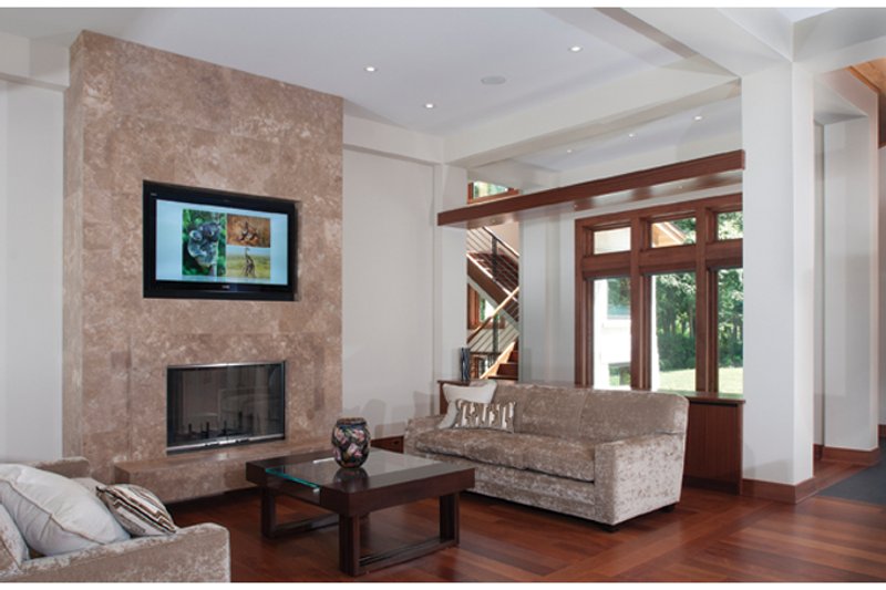 Architectural House Design - Interior - Family Room for Craftsman House Plan #928-247 - 4 bed, 6 bath