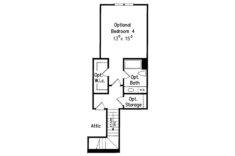 Home Plan - Floor Plan - Other Floor for Country House Plan #927-802 - 3 bed, 2.5 bath