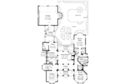 Mediterranean Style House Plan - 3 Beds 2.5 Baths 2732 Sq/Ft Plan #930-279 