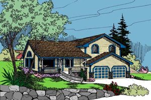 Traditional Exterior - Front Elevation Plan #60-103