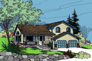 Home Plan - Traditional Exterior - Front Elevation Plan #60-103