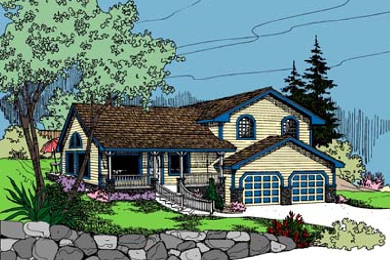 Home Plan - Traditional Exterior - Front Elevation Plan #60-103