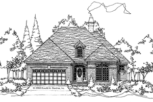Ranch Exterior - Front Elevation Plan #929-567