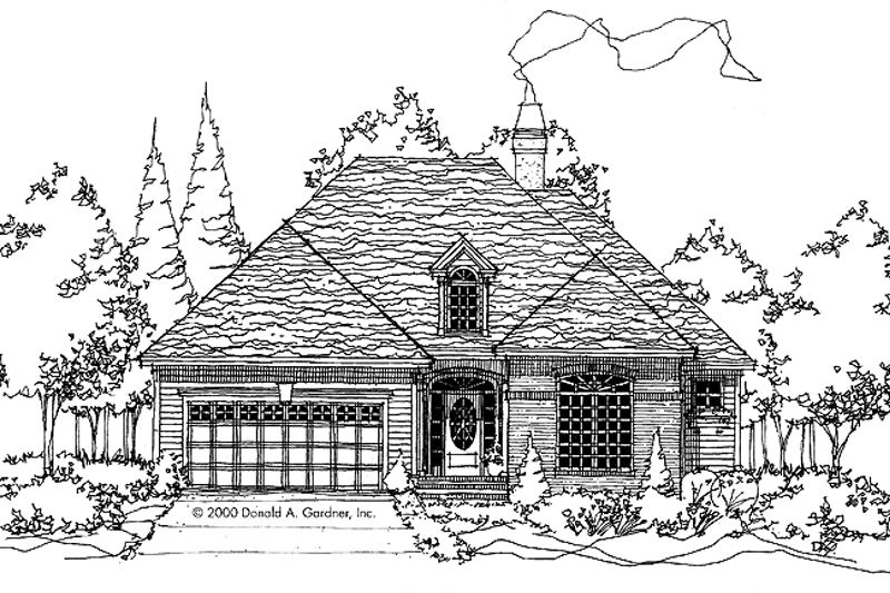 House Design - Ranch Exterior - Front Elevation Plan #929-567