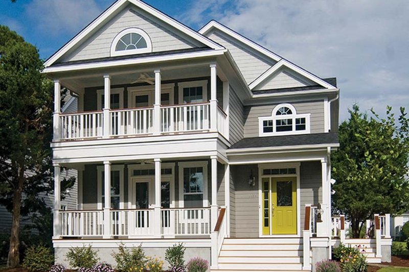 Architectural House Design - Exterior - Front Elevation 3 for Country House Plan #929-518 - 3 bed, 2.5 bath