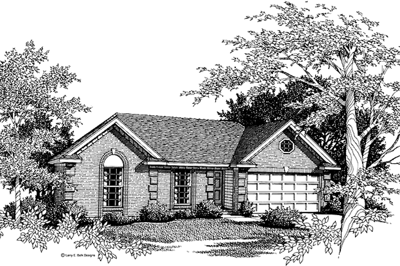 Home Plan - Ranch Exterior - Front Elevation Plan #952-166